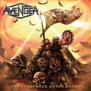 Avenger - The Slaughter Never Stops Red Vinyl - LP