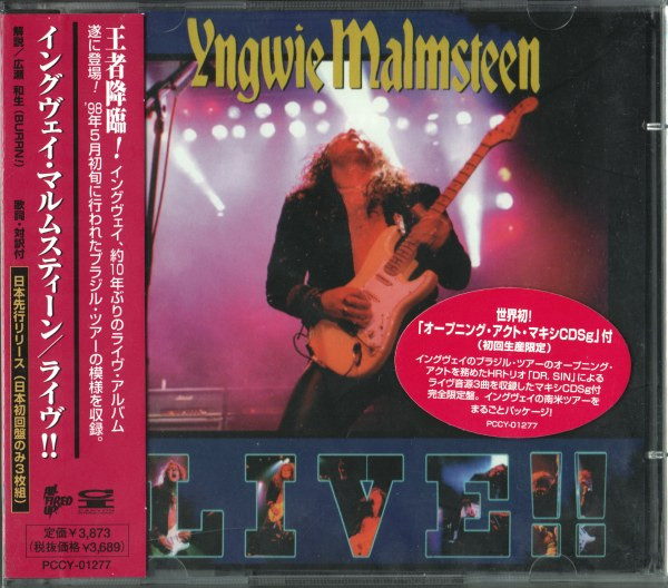 Yngwie Malmsteen - Live - CD