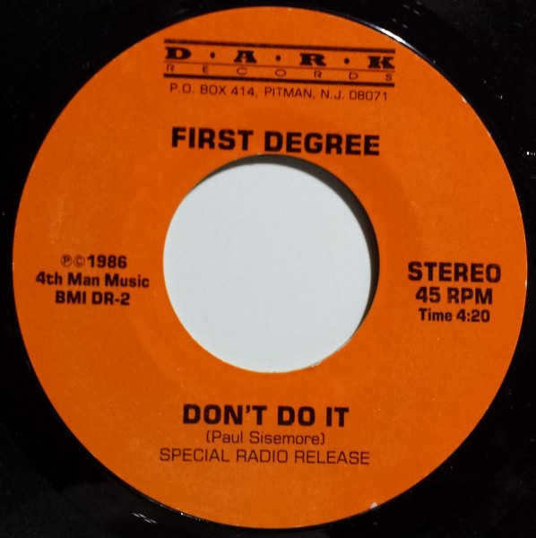 Street Angel/first Degree - Split Single - 7inch
