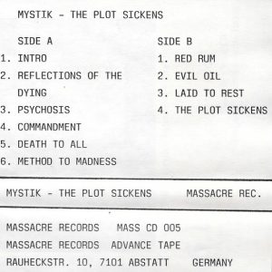 Mystik - The Plot Sickens - Tape