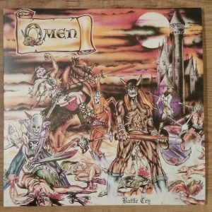 Omen - Battle Cry CLEAR ORANGE VINYL - LP